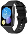 Pasek opaska wymienna RabbitMob do Huawei Watch Fit 2 | Czarny