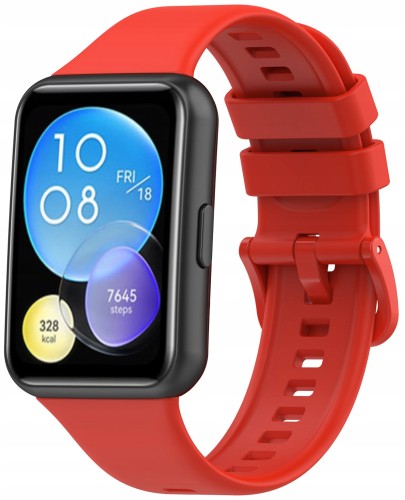 Pasek opaska wymienna RabbitMob do Huawei Watch Fit 2 | Czerwony