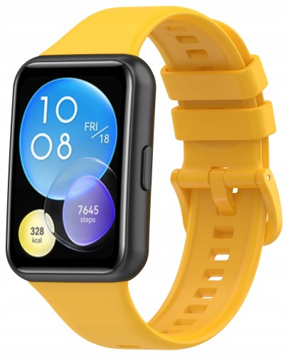 Pasek opaska wymienna RabbitMob do Huawei Watch Fit 2 | Żółty