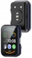 Etui ochronne + SZKŁO HARTOWANE 2w1 do Huawei Watch Fit 2 | Granatowy
