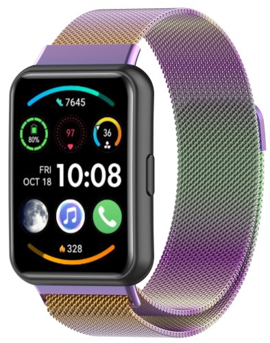 Bransoleta pasek Milanese RabbiMob do Huawei Watch Fit 2 | Multicolor