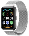 Bransoleta pasek Milanese RabbiMob do Huawei Watch Fit 2 | Srebrny
