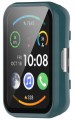 Etui ochronne + SZKŁO HARTOWANE 2w1 do Huawei Watch Fit 2 | Zielone
