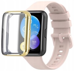 Pełne etui 360° RabbitMob Case 2w1 do Huawei Watch Fit 2 | Złoty