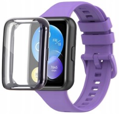 Pełne etui 360° RabbitMob Case 2w1 do Huawei Watch Fit 2 | Fioletowy