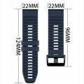 Uniwersalny pasek QuickFit RabbitMob do zegarków Garmin 22mm | Granatowy