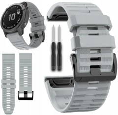 Uniwersalny pasek QuickFit RabbitMob do zegarków Garmin 22mm | Szary