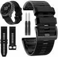 Uniwersalny pasek QuickFit RabbitMob do zegarków Garmin 26mm | Czarny