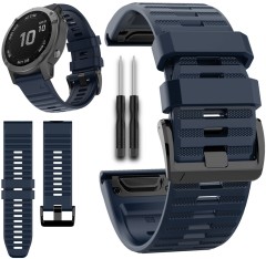 Uniwersalny pasek QuickFit RabbitMob do zegarków Garmin 26mm | Granatowy