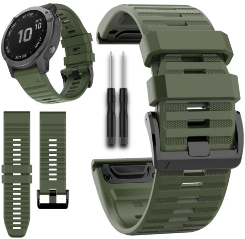 Uniwersalny pasek QuickFit RabbitMob do zegarków Garmin 26mm | Khaki