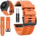 Uniwersalny pasek QuickFit RabbitMob do zegarków Garmin 26mm | Pomarańczowy
