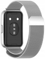 Bransoleta pasek Milanese RabbiMob do Huawei Band 11/11 Pro | Srebrny