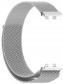Bransoleta pasek Milanese RabbiMob do Huawei Band 11/11 Pro | Srebrny