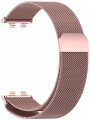 Bransoleta pasek Milanese RabbiMob do Huawei Band 11/11 Pro | Różowy