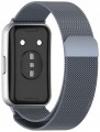 Bransoleta pasek Milanese RabbiMob do Huawei Band 11/11 Pro | Grafitowy