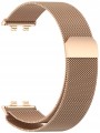 Bransoleta pasek Milanese RabbiMob do Huawei Band 11/11 Pro | Różowe złoto