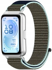 Pasek opaska Nylonowa RabbitMob do Huawei Band 11/11 Pro | Szaroniebieski