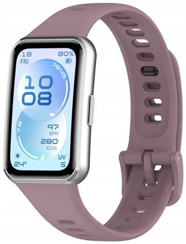 Pasek opaska RabbitMob do Huawei Band 11/11 Pro, Wytrzymały | Dymny fiolet