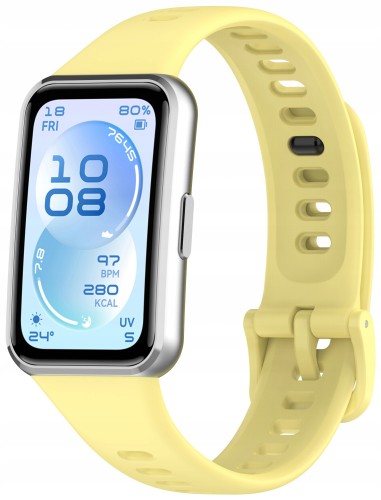 Pasek opaska RabbitMob do Huawei Band 11/11 Pro, Wytrzymały | Żółty