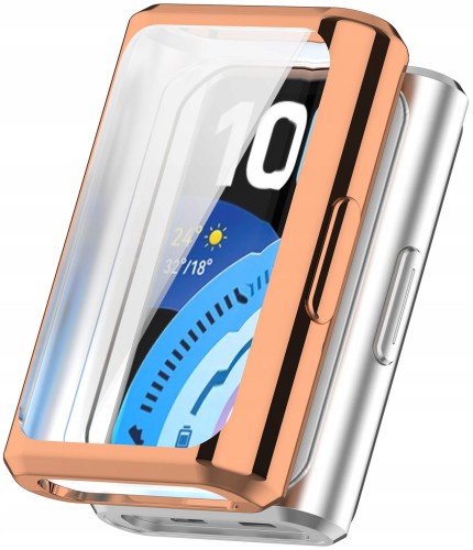 Pełne etui 360° RabbitMob Case 2w1 do Huawei Band 11 Pro | Różowe złoto