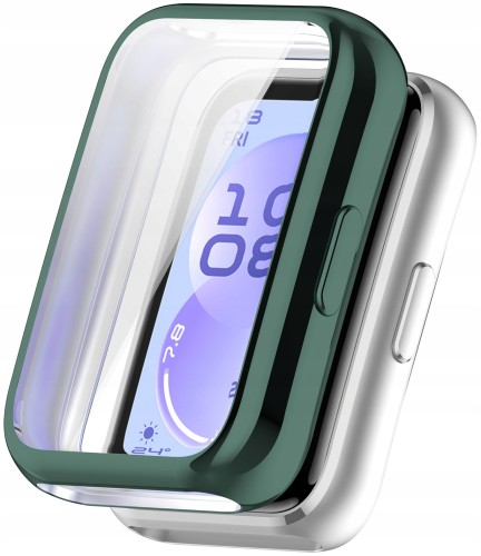 Pełne etui 360° RabbitMob Case 2w1 do Huawei Band 11 | Zielony