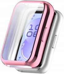 Pełne etui 360° RabbitMob Case 2w1 do Huawei Band 11 | Różowy