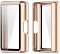 Etui ochronne + SZKŁO HARTOWANE 2w1 do Huawei Band 11 Pro | Różowy Mat