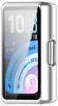 Etui ochronne + SZKŁO HARTOWANE 2w1 do Huawei Band 11 Pro | Srebrny Mat