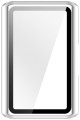 Etui ochronne + SZKŁO HARTOWANE 2w1 do Huawei Band 11 Pro | Srebrny Mat