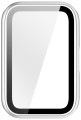 Etui ochronne + SZKŁO HARTOWANE 2w1 do Huawei Band 11 | Srebrny Mat