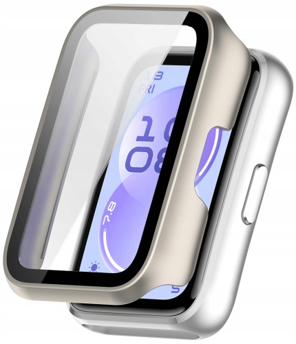 Etui ochronne + SZKŁO HARTOWANE 2w1 do Huawei Band 11 | Vintage