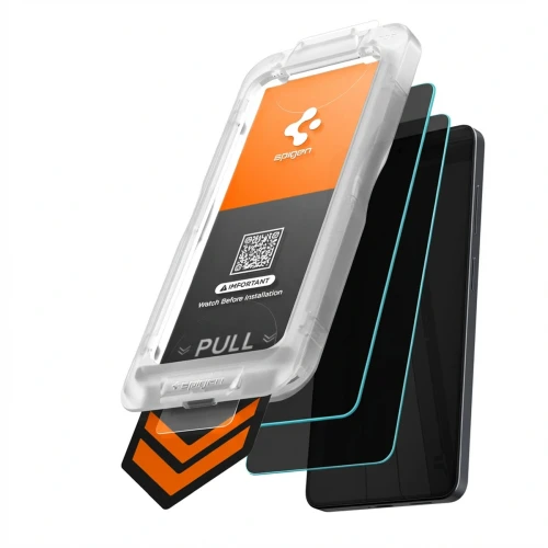 Szkło prywatyzujące Spigen Glas.Tr Ez Fit Pro HD 2-pack na Samsung Galaxy S26