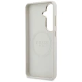 Etui Guess Rhinestone Round Logo MagSafe na Samsung Galaxy S26+ - beżowe