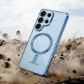 Etui Tech-Protect MagFlex na Samsung Galaxy S26 Ultra - przezroczysto-niebieskie