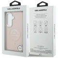 Etui Karl Lagerfeld Embossed Ring RSG Logo MagSafe na Samsung Galaxy S26 - różowe