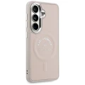 Etui Karl Lagerfeld Embossed Ring RSG Logo MagSafe na Samsung Galaxy S26+ - różowe