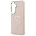 Etui Karl Lagerfeld Embossed Ring RSG Logo MagSafe na Samsung Galaxy S26+ - różowe