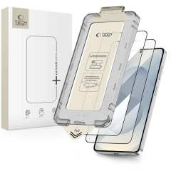 Szkło hartowane Tech-Protect Quick Set+ 2-Pack na Samsung Galaxy S26 - czarne