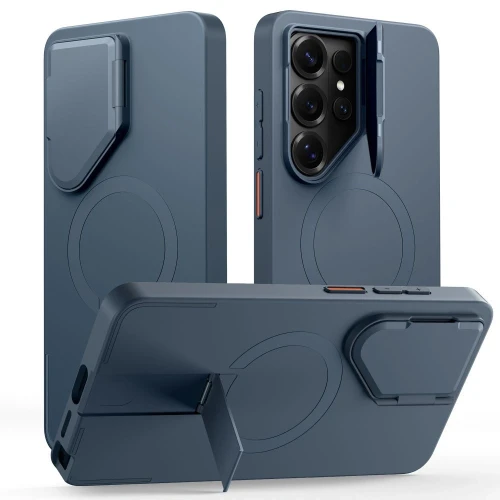 Etui Tech-Protect Kevlar Aura MagSafe na Samsung Galaxy S26 Ultra - granatowe