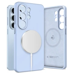 Etui Tech-Protect Silicone MagSafe na Samsung Galaxy S26 Ultra - niebieskie