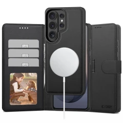 Etui Tech-Protect Wallet MagSafe na Samsung Galaxy S26 Ultra - czarne matowe