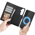 Etui Tech-Protect Wallet MagSafe na Samsung Galaxy S26 - czarne matowe