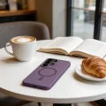 Etui Tech-Protect Magmat MagSafe na Samsung Galaxy S26 Ultra - fioletowe matowe