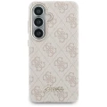 Etui Guess 4G Script MagSafe na Samsung  Galaxy S26 - różowe
