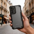 Etui Tech-Protect Rugged Shield na Samsung Galaxy A37 5G - półprzezroczysto-czarne