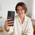Etui Tech-Protect Rugged Shield na Samsung Galaxy A37 5G - półprzezroczysto-czarne