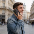 Etui Tech-Protect Rugged Shield na Samsung Galaxy A57 5G - półprzezroczysto-czarne