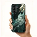 Etui Tech-Protect Lamano MagSafe na Samsung Galaxy A57 5G - czarno-zielone