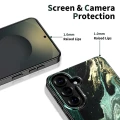 Etui Tech-Protect Lamano MagSafe na Samsung Galaxy A57 5G - czarno-zielone