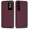 Etui Tech-Protect Smart Wallet na Samsung Galaxy A57 5G - bordowe